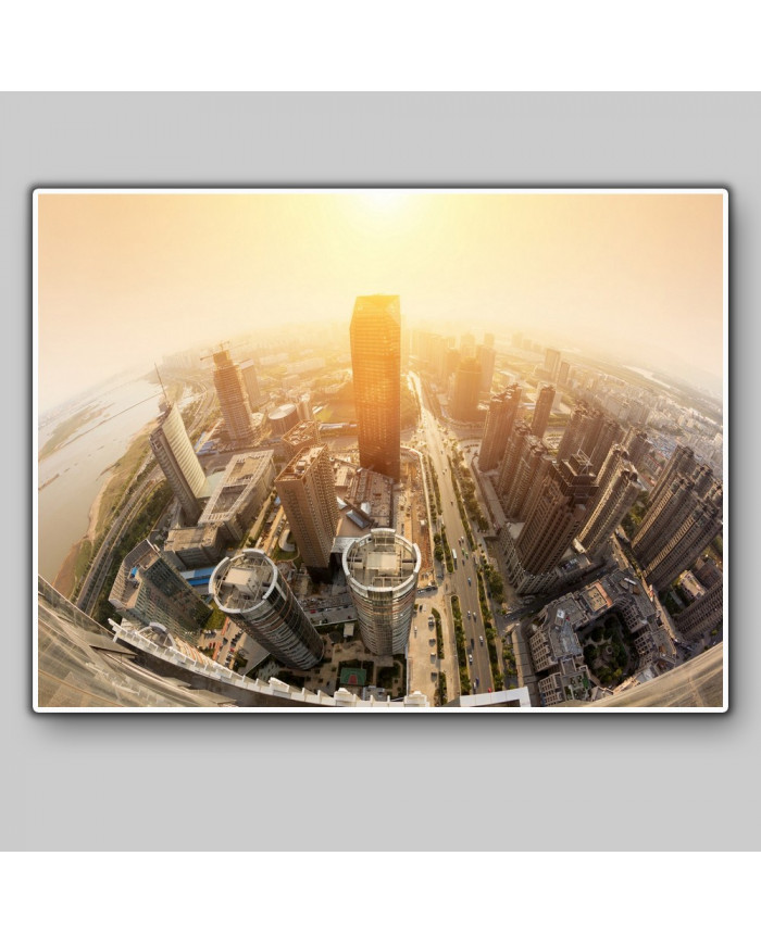 Vista desde los rascacielos, Manhattan, Nueva York, USA