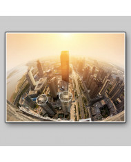 Vista desde los rascacielos, Manhattan, Nueva York, USA