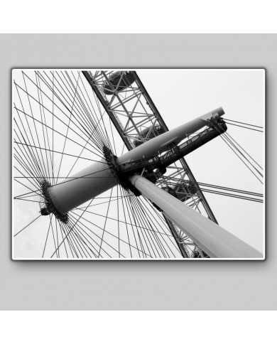 Construcción del London Eye, Londres, Gran Bretaña
