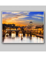 Atardecer en la Basílica de San Pedro, Roma