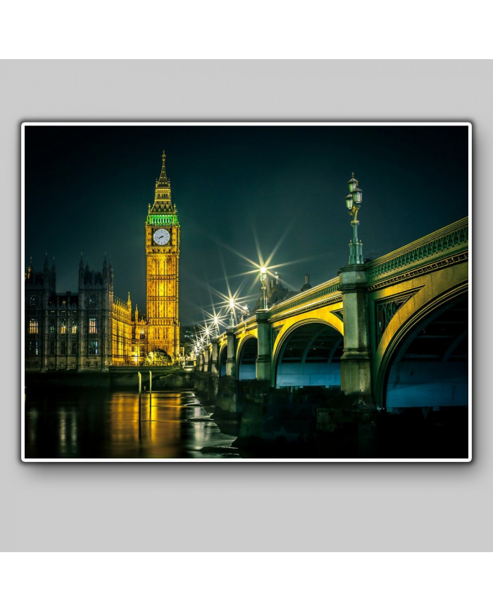 Big Ben junto a la casa del Parlamento, Londres, Gran Bretaña