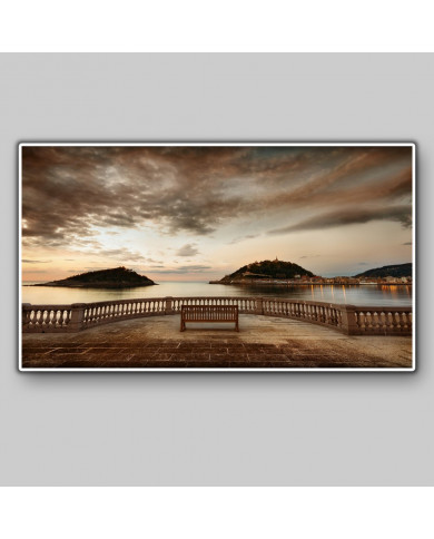 Bahia de la concha, San Sebastian, España Bahia de la concha, San Sebastian, España
