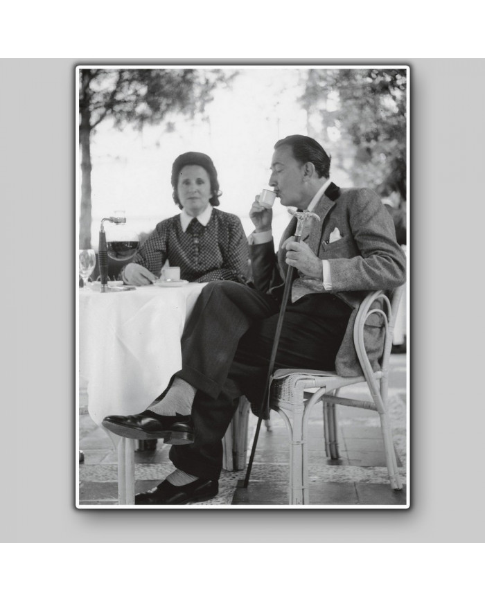 Salvador Dalí y Gala en el hotel Ritz de Madrid