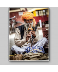 El encantador de serpientes,  India