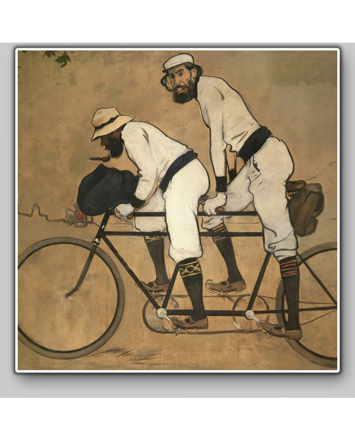 Ramon Casas, Ramon Casas and Pere Romeu on a Tandem