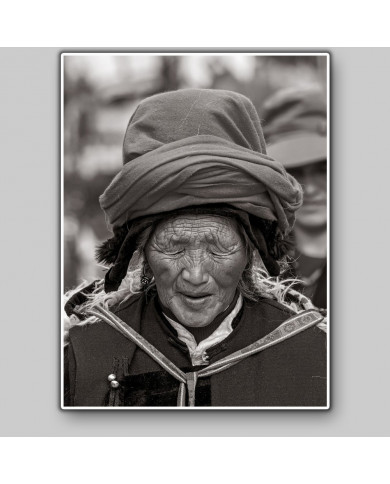 Peregrinos tibetanos en el palacio  Potala, Lhasa, Tibet Peregrinos tibetanos en el palacio  Potala, Lhasa, Tibet