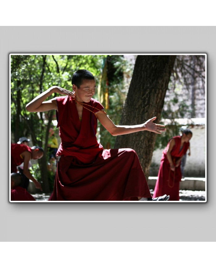 Monjes del monasterio de  Sera, Lhasa, Tibet