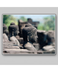 Imágenes de Buddha en Borobudur, Indonesia
