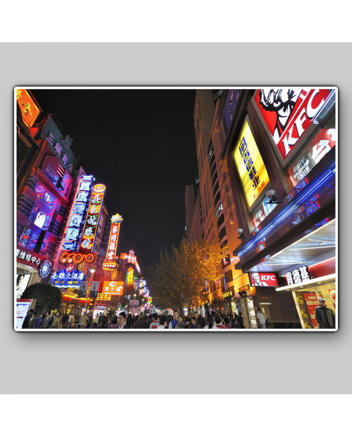 Luces de Neon de Nanjing Road
