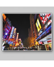 Luces de Neon de Nanjing Road