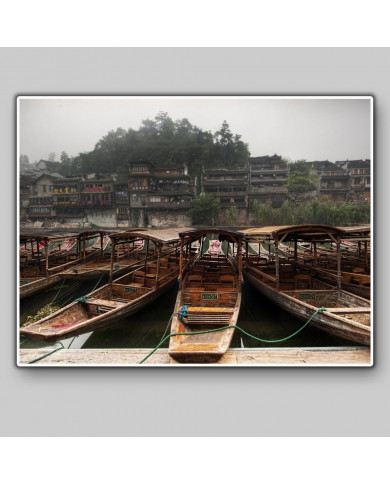 Barcas de pescadores, China Barcas de pescadores, China