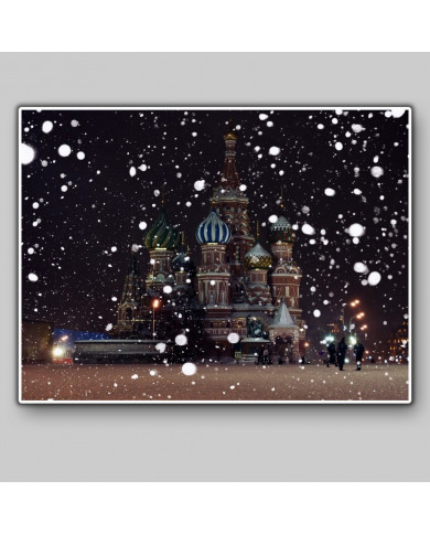 Moscú bajo la nieve, Rusia Moscú bajo la nieve, Rusia