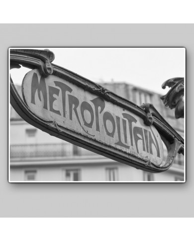 Detalle del Metro Metropolitain, París, Francia Detalle del Metro Metropolitain, París, Francia