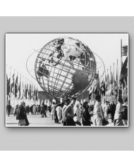 El Unisphere, símbolo de la exposición Universal de Nueva York 1964-65, Parque Flushing Meadow, Nueva York