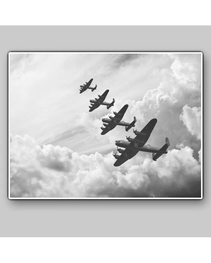 Bombarderos Lancaster, segunda guerra mundial, UK