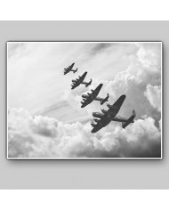 Bombarderos Lancaster, segunda guerra mundial, UK