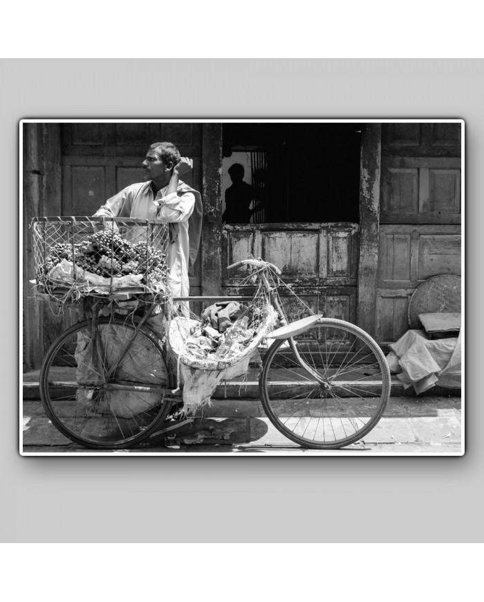 Vendedor de frutas, Kathmandu, Nepal, 1964