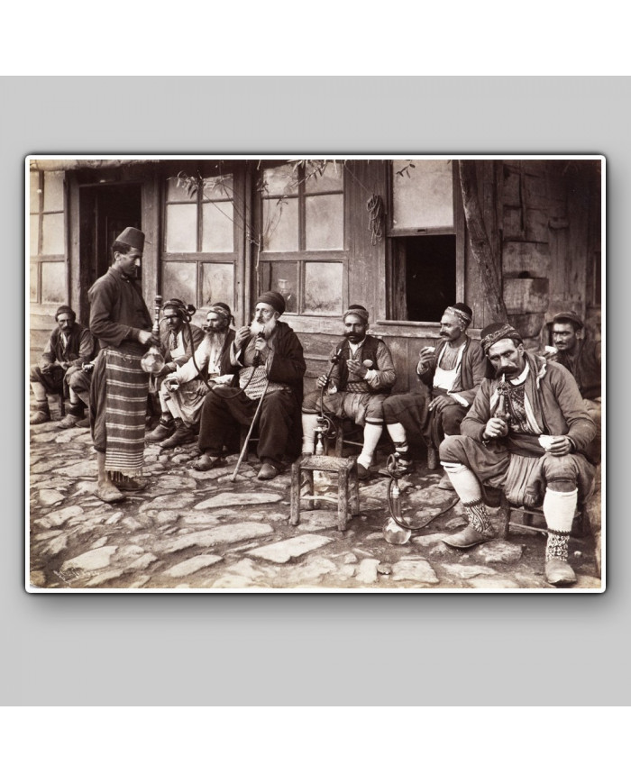 Café en una calle de Estanbul, 1900