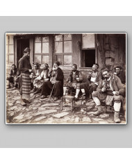 Café en una calle de Estanbul, 1900