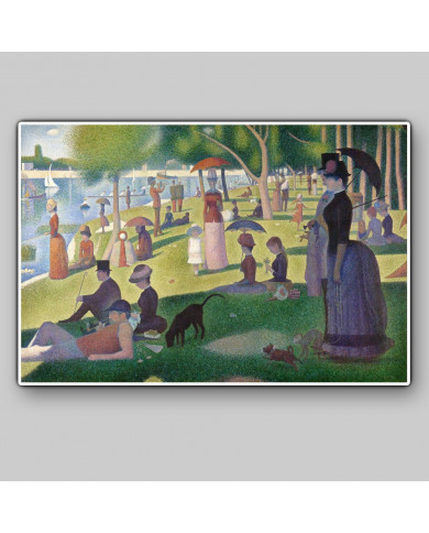 George Seurat, Dimange à La Grande Jatte George Seurat, Dimange à La Grande Jatte