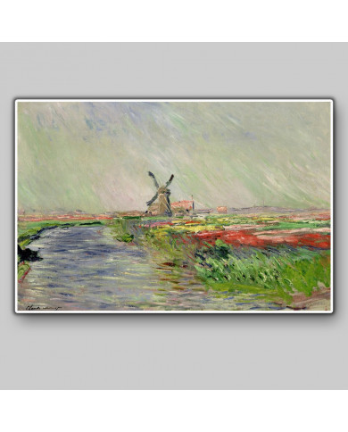 Claude Monet, Champ de tulipes en Hollande Claude Monet, Champ de tulipes en Hollande