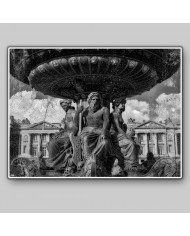 Detalle de la Plaza de la Concordia, París