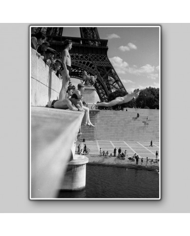 El salto sobre el Sena, París, 1945 El salto sobre el Sena, París, 1945