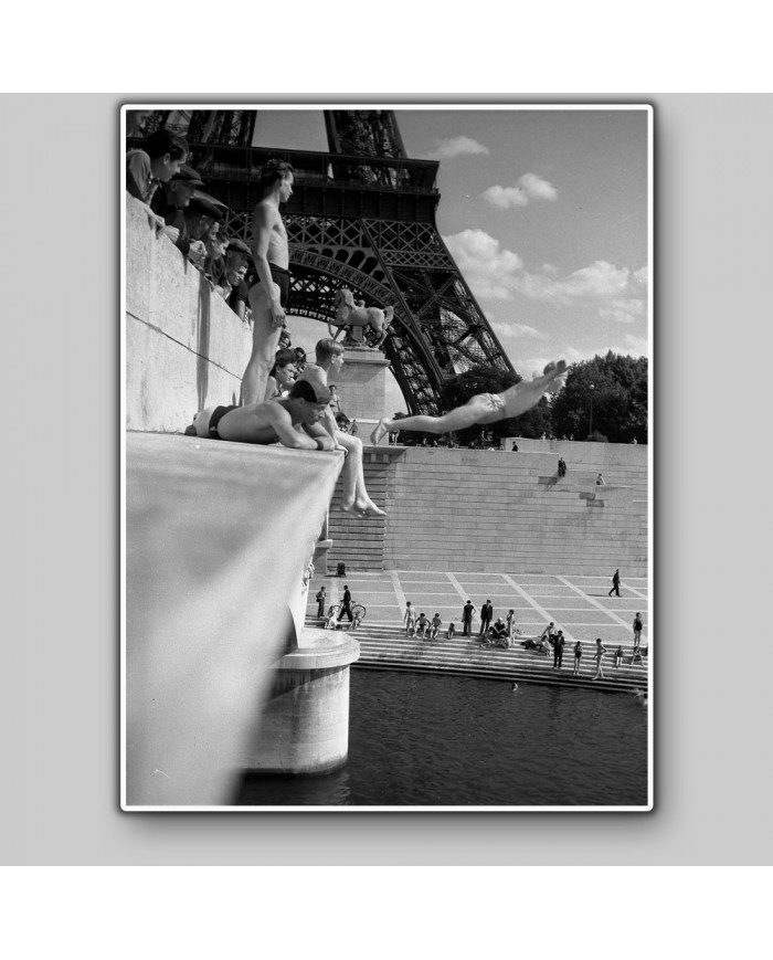 El salto sobre el Sena, París, 1945