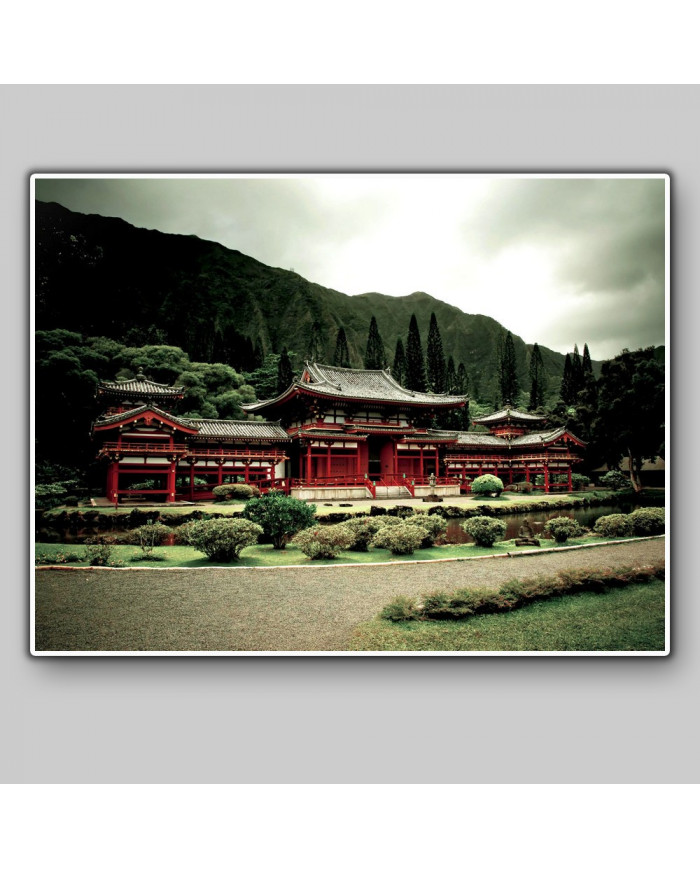 Palacio con jardín, Japón