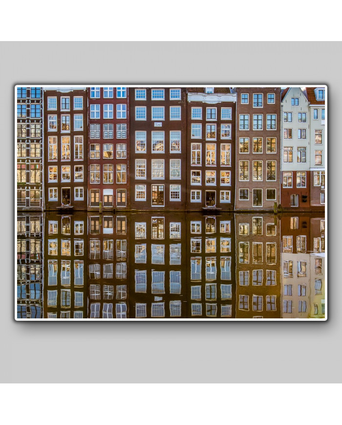 Reflejo en el canal, Amsterdam