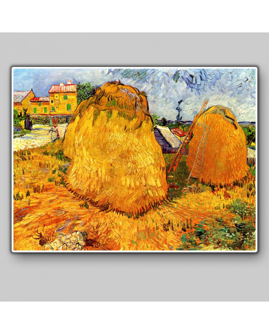 Vincent Van Gogh, Haystacks in Provence Vincent Van Gogh, Haystacks in Provence