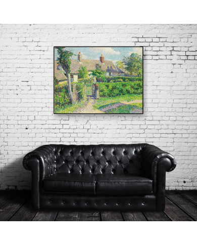 Camille Pissarro, les maisons des paysans, Eragny