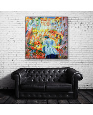 Umberto Boccioni, La strada entra nella casa