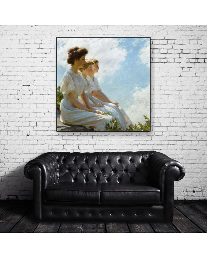 Charles  Curran, On the Heights