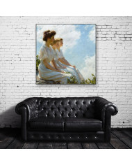 Charles  Curran, On the Heights