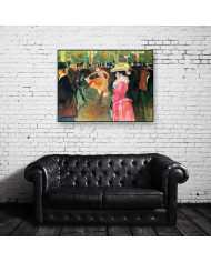 Toulouse Lautrec, bal au moulin rouge