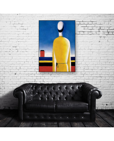 Kazimir Malevich, Complex Presentiment: Half-Figure in a Yellow Shirt Kazimir Malevich, Complex Presentiment: Half-Figure in a Yellow Shirt