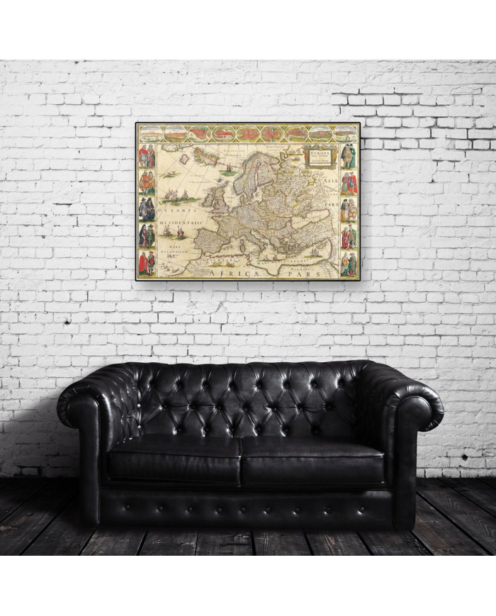 Guillermo Blaeuno,Map of Europe, XVII