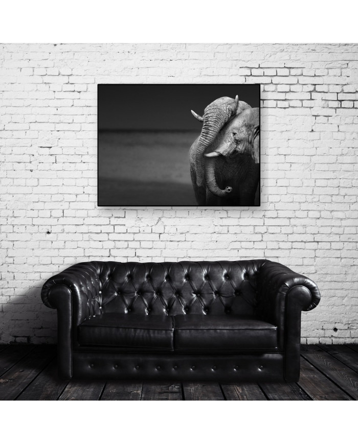 El beso de los elefantes, Parque Nacional Moremi, Botswana