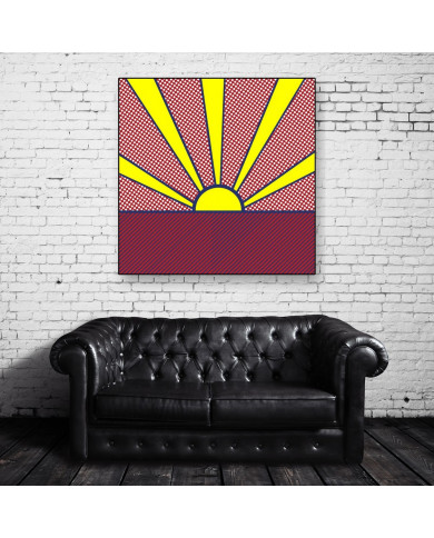 Pop art sunset Pop art sunset