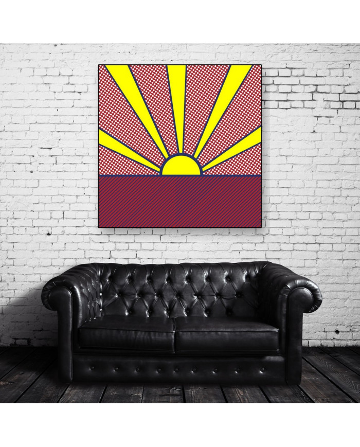 Pop art sunset