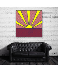 Pop art sunset