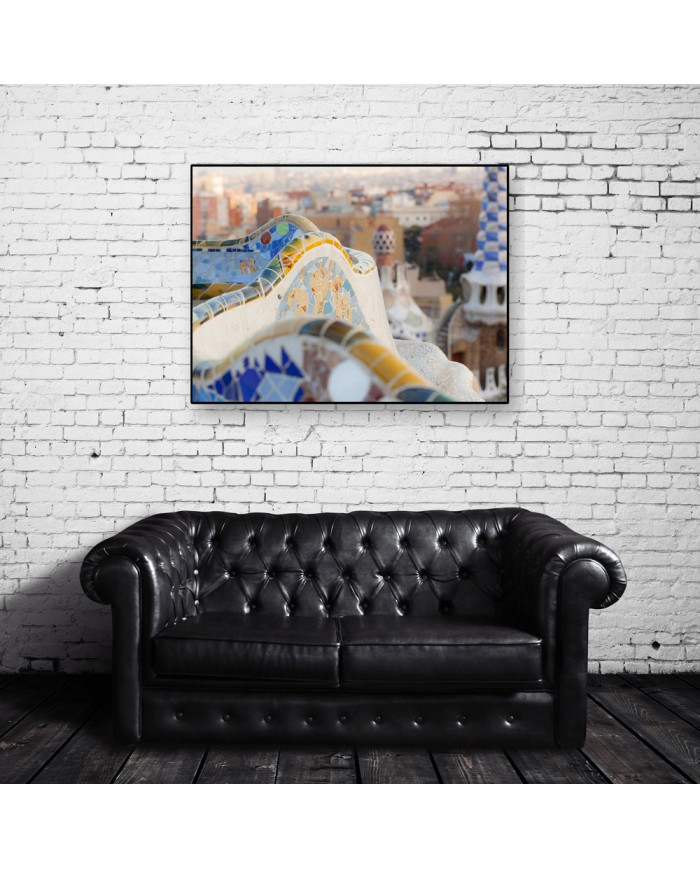 Parque Guell de Gaudí, Barcelona, España