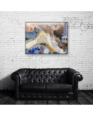 Parque Guell de Gaudí, Barcelona, España