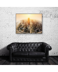 Vista desde los rascacielos, Manhattan, Nueva York, USA