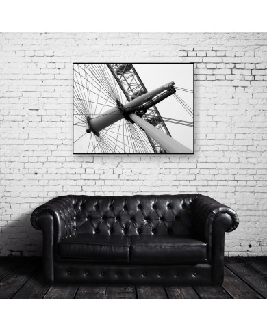 Construcción del London Eye, Londres, Gran Bretaña