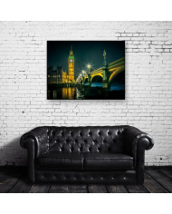 Big Ben junto a la casa del Parlamento, Londres, Gran Bretaña