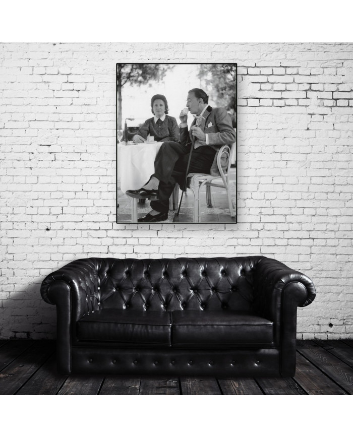 Salvador Dalí y Gala en el hotel Ritz de Madrid