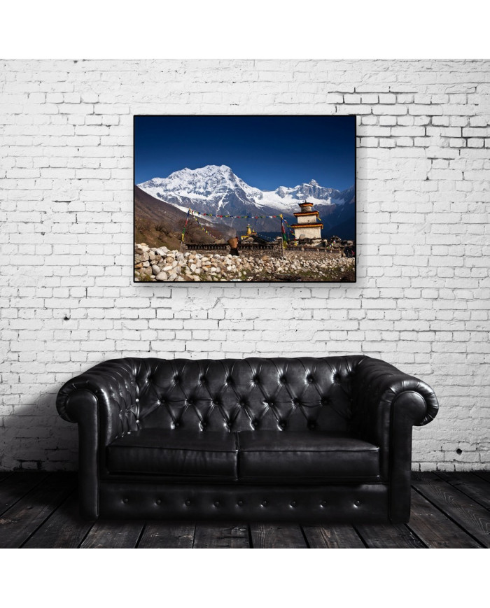 Templo en el Himalaya, Nepal