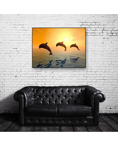 Delfines saltando Delfines saltando